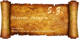 Sterner Zelmira névjegykártya